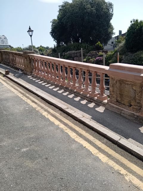 Harbour stone balustrade